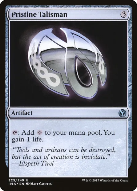 Talisman immaculé, carte Magic IMA 225 — extension Iconic Masters