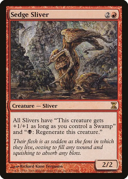 Sedge Sliver, Magic card TSP 177 — Time Spiral set