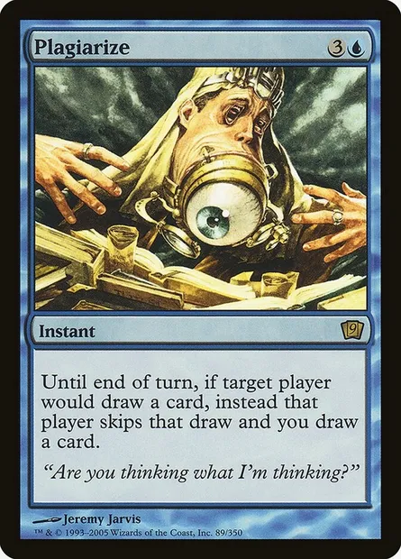 Plagiarize, Magic card 9ED 89★ — Ninth Edition set