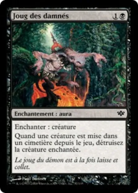 Joug des damnés, carte Magic CON 57 — extension Conflux