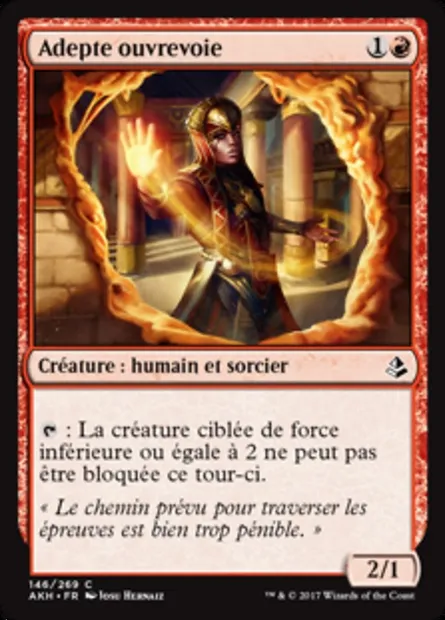 Adepte ouvrevoie, carte Magic AKH 146 — extension Amonkhet