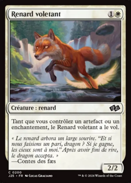 Renard voletant, carte Magic J25 200 — extension Foundations Jumpstart