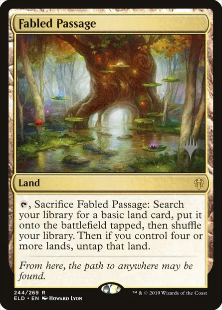 Fabled Passage, Magic card PELD 244p — Throne of Eldraine Promos set