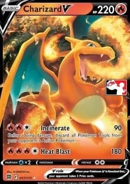 Charizard V, Pokémon card PPS 017 — Play! Pokémon Prize Pack Series set