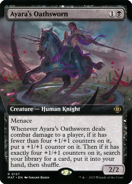 Assermentée d'Ayara, carte Magic MAT 157 — extension L'invasion des machines : le jour d'après