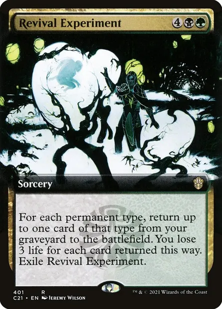 Revival Experiment, Magic card C21 401 — Commander 2021 set
