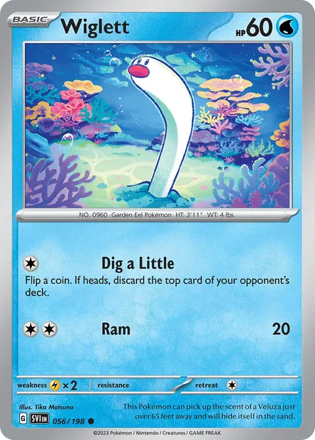 Wiglett, Pokémon card SVI 056 — Scarlet & Violet set