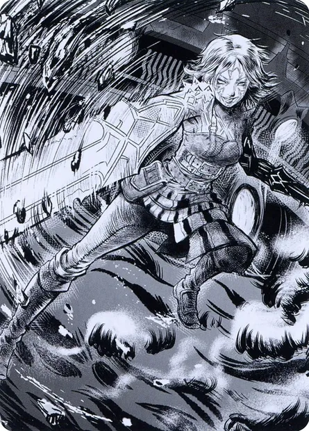 Nahiri, the Unforgiving // Nahiri, the Unforgiving, Magic card AONE 80 — Phyrexia: All Will Be One Art Series set