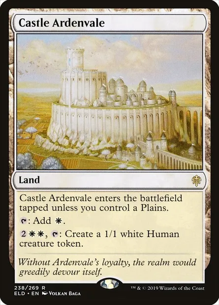 Castle Ardenvale, Magic card ELD 238 — Throne of Eldraine set