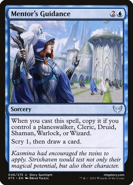 Mentor's Guidance, Magic card STX 46 — Strixhaven: School of Mages set