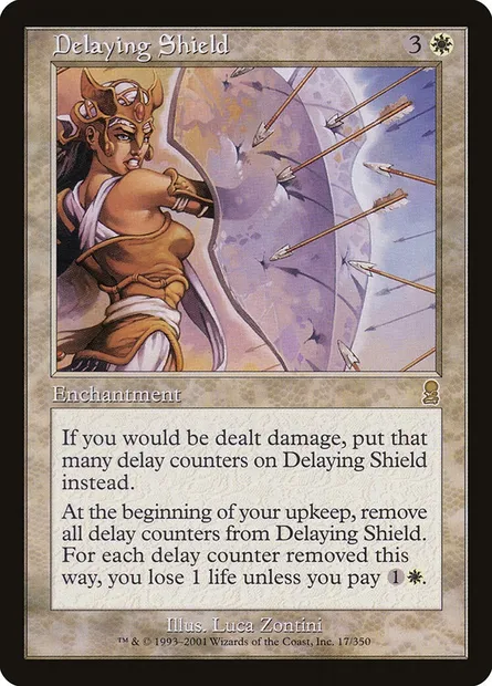 Delaying Shield, Magic card ODY 17 — Odyssey set