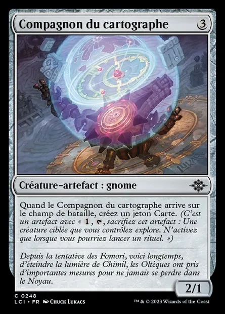 Compagnon du cartographe, carte Magic LCI 248 — extension The Lost Caverns of Ixalan