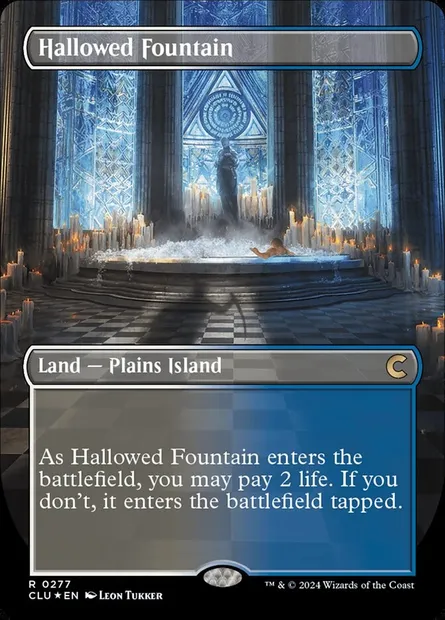 Fontaine sacrée, carte Magic CLU 277 — extension Ravnica: Clue Edition