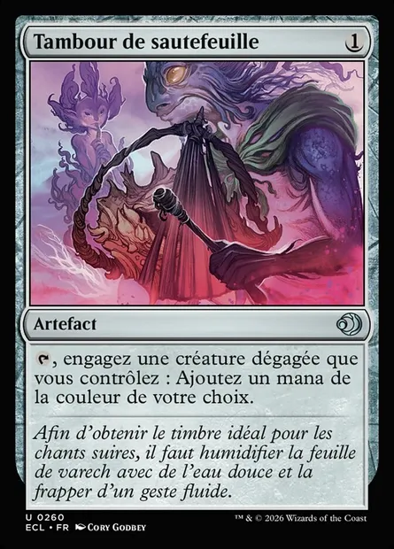 Tambour de sautefeuille, carte Magic ECL 260 — extension Lorwyn Eclipsed