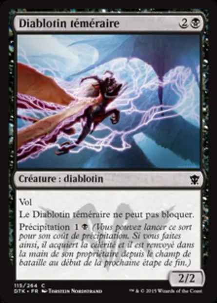 Diablotin téméraire, carte Magic DTK 115 — extension Les Dragons de Tarkir