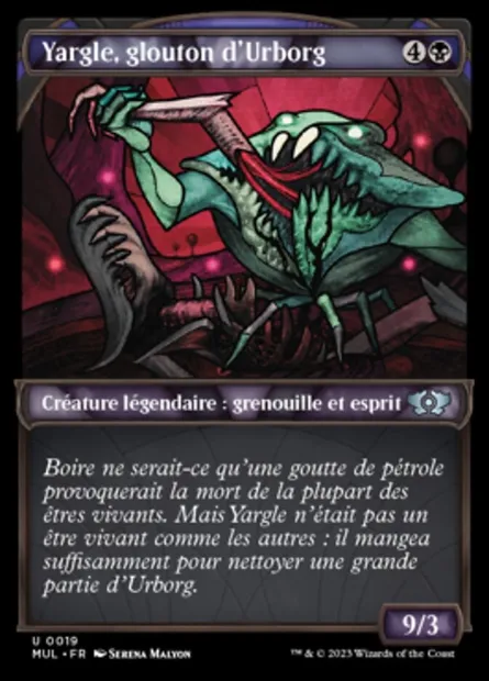 Yargle, glouton d'Urborg, carte Magic MUL 19 — extension Multiverse Legends