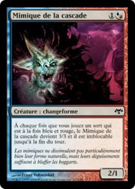 Mimique de la cascade, carte Magic EVE 111 — extension Coucheciel