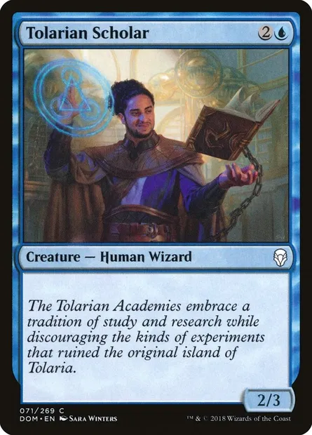 Tolarian Scholar, Magic card DOM 71 — Dominaria set