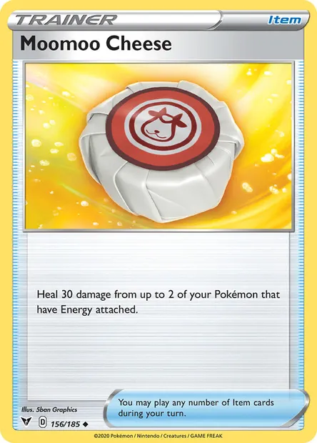 Moomoo Cheese, Pokémon card VIV 156 — Vivid Voltage set