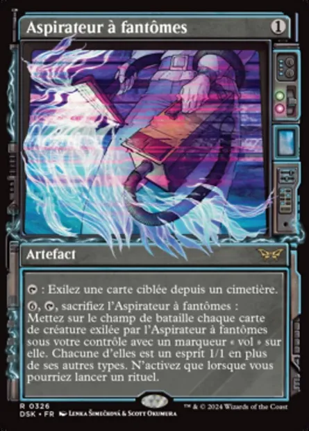 Aspirateur à fantômes, carte Magic DSK 326 — extension Duskmourn: House of Horror