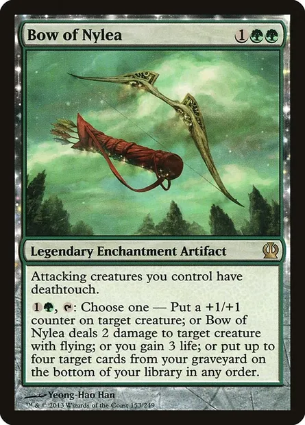 Bow of Nylea, Magic card THS 153 — Theros set