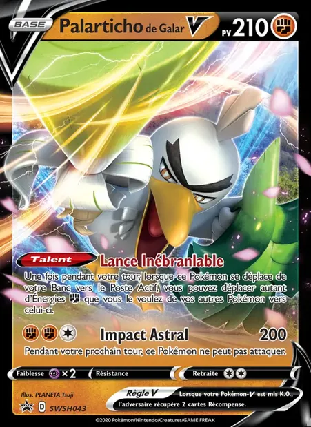 Palarticho de Galar V, carte Pokémon SWSH 043 — extension Promo SWSH
