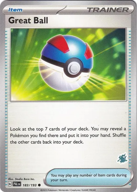 Super Ball, carte Pokémon BA24 183d — extension Battle Academy 2024