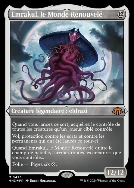 Emrakul, le Monde Renouvelé, carte Magic MH3 473 — extension Modern Horizons 3