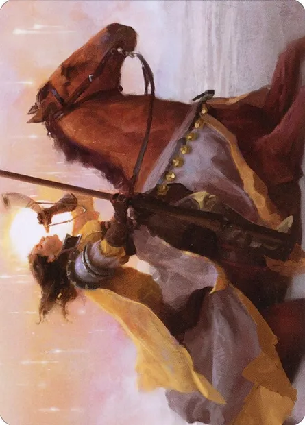 Sunrise Cavalier // Sunrise Cavalier, carte Magic AMID 69 — extension Midnight Hunt Art Series