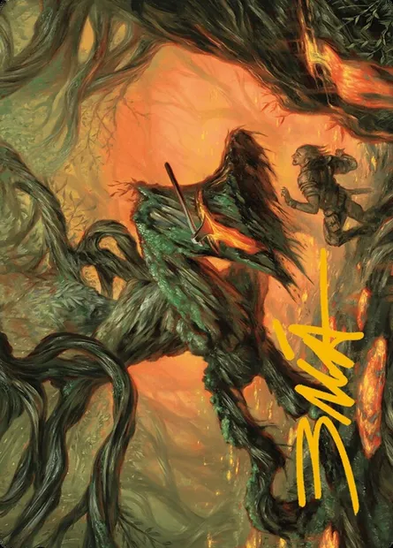 Stump Stomp // Stump Stomp, Magic card AMH3 20 — Modern Horizons 3 Art Series set