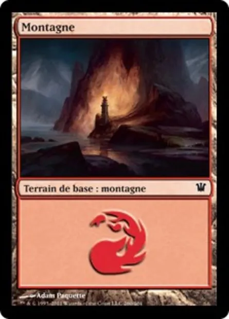 Montagne, carte Magic ISD 260 — extension Innistrad