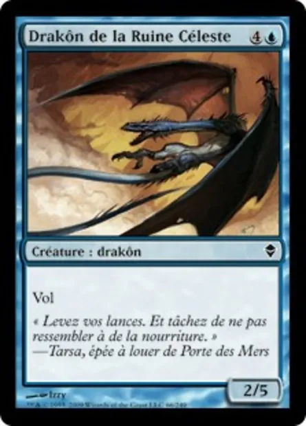 Drakôn de la Ruine Céleste, carte Magic ZEN 66 — extension Zendikar