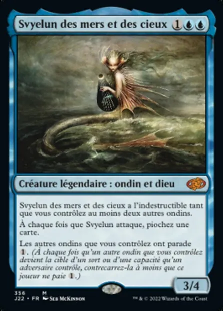 Svyelun des mers et des cieux, carte Magic J22 356 — extension Jumpstart 2022