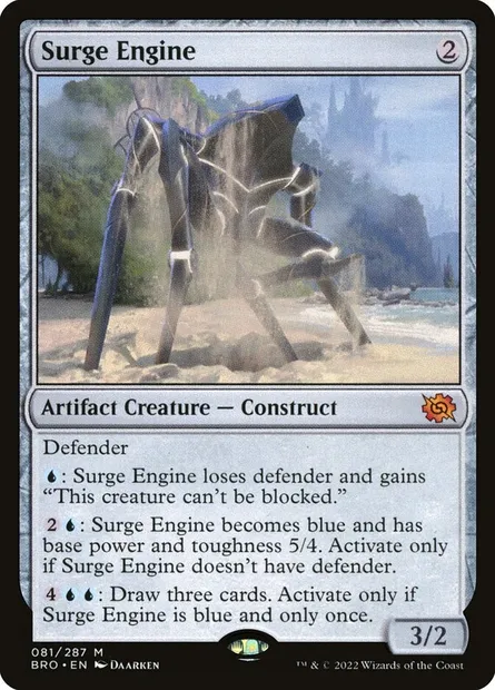Surge Engine, Magic card BRO 81 — The Brothers' War set