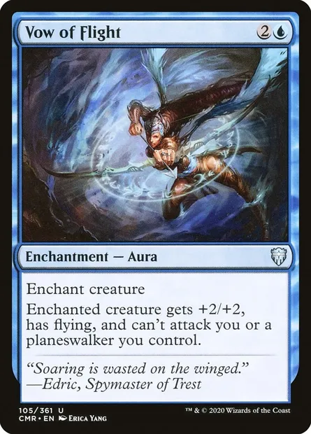 Vow of Flight, Magic card CMR 105 — Commander Legends set
