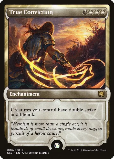 Pure conviction, carte Magic SS2 6 — extension Signature Spellbook: Gideon