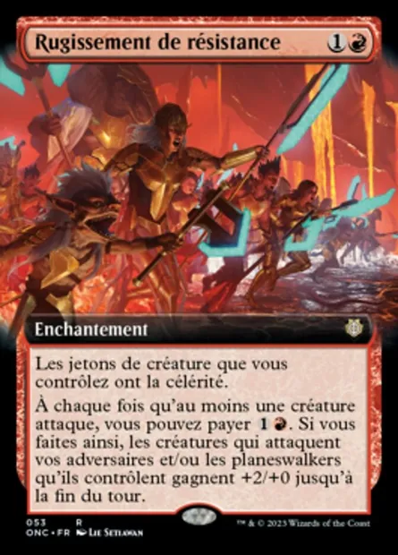 Rugissement de résistance, carte Magic ONC 53 — extension Phyrexia: All Will Be One Commander