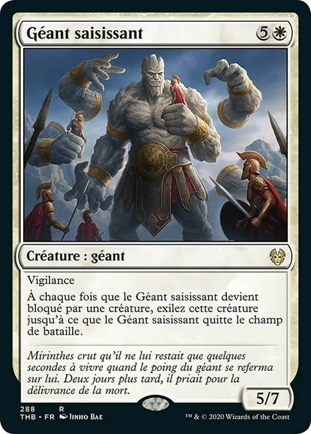 Géant saisissant, carte Magic THB 288 — extension Theros Beyond Death