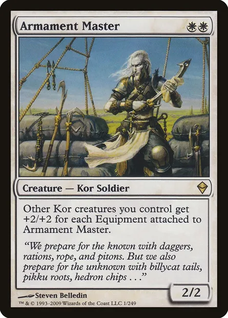 Armament Master, Magic card ZEN 1 — Zendikar set