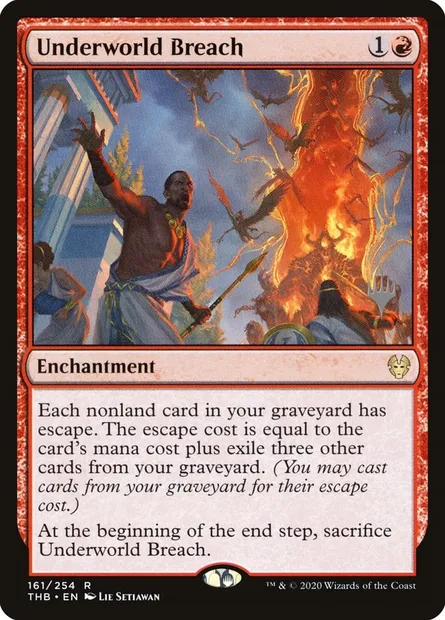 Underworld Breach, Magic card PTHB 161p — Theros Beyond Death Promos set