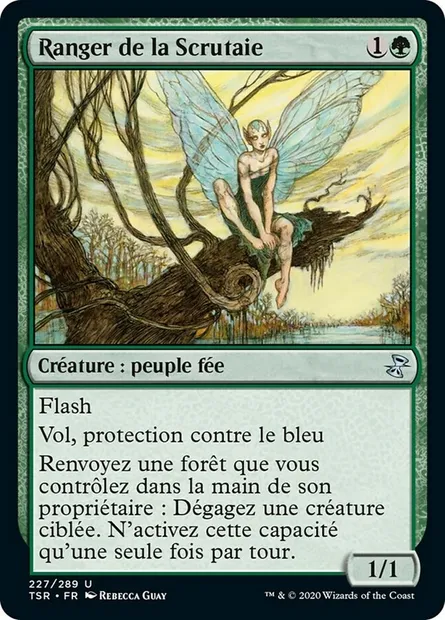 Ranger de la Scrutaie, carte Magic TSR 227 — extension Spirale Temporelle Remastered