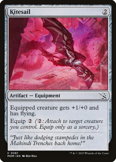 Kitesail, Magic card MOM 261 — March of the Machine set
