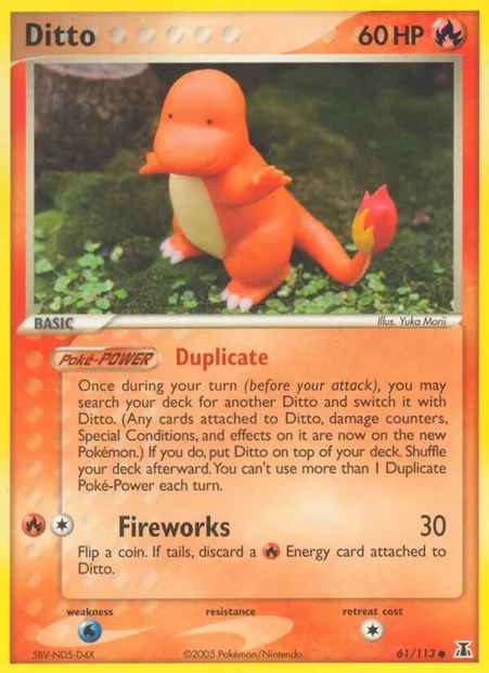 Ditto, Pokémon card DS 61 — Delta Species set