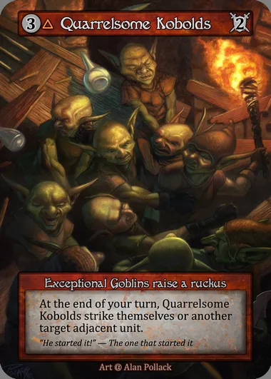 Quarrelsome Kobolds, Sorcery card ALP 131 — Alpha set