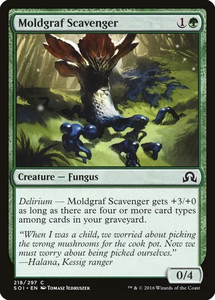 Moldgraf Scavenger, Magic card SOI 218 — Shadows over Innistrad set