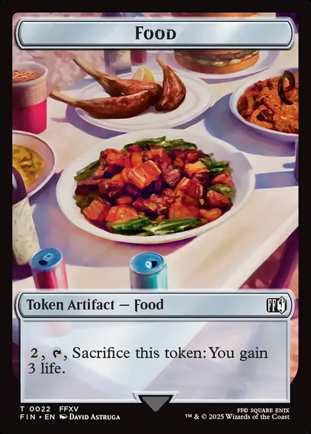 Food, Magic card TFIN 22 — Final Fantasy Tokens set