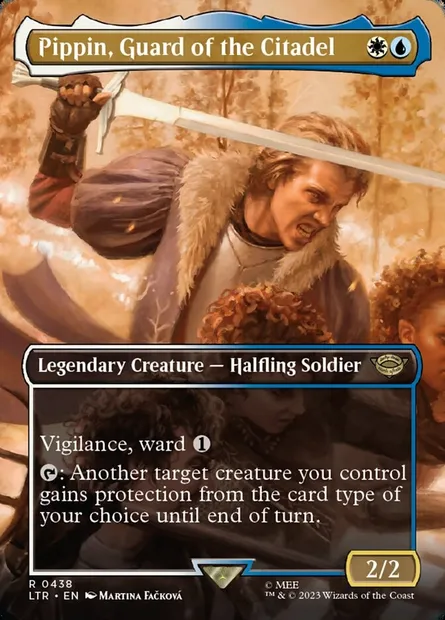Pippin, Guard of the Citadel, Magic card LTR 438 — The Lord of the Rings: Tales of Middle-earth set