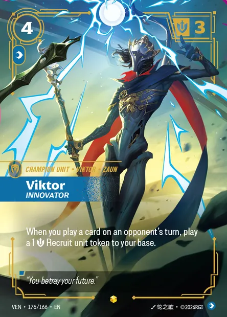 Viktor, carte Riftbound VEN 176 — extension Vendetta