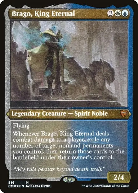 Brago, King Eternal, Magic card CMR 516 — Commander Legends set