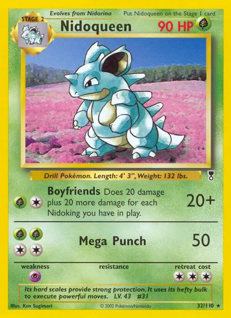 Nidoqueen, carte Pokémon LC 32 — extension Legendary Collection